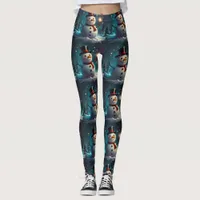 Christmas tree joyful holiday spirit leggings