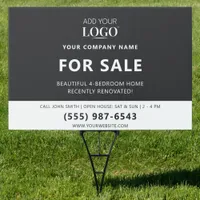 Real Estate For Sale House Realtor Agent Business  Sign