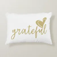 grateful heart decorative pillow