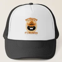 Meowdy Halloween Fun Cartoon Cat Art Trucker Hat