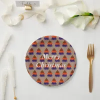 Multicolored Christmas Tree - Paper Plates