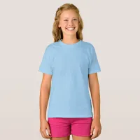 Personalized Girls' Hanes TAGLESS T-Shirt