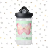 Whimsical Butterfly Personalized Water Bottle