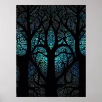 Tree of Life - Mystic Forest Mosaic Poster