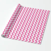 Hot Pink Chevron Wrapping Paper