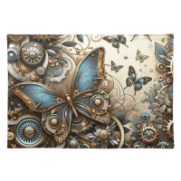 Vintage Steampunk Butterflies  Cloth Placemat