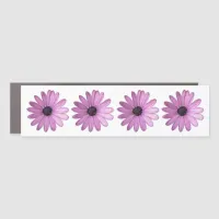 Just Purple Daisies| Floral Photo Car Magnet