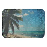 Caribbean Blue Bath Mat