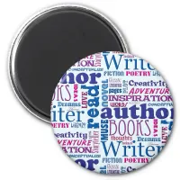 Fun Authors Pattern Magnet