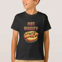 Hot Diggity | Retro Hot dog  T-Shirt