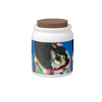 Sugar Glider Wearing a Hat Candy Jar