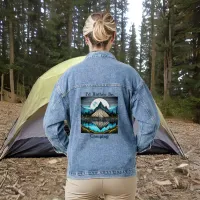 I'd Rather Be Camping Denim Jacket