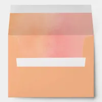 Abstract Apricot peach colored Envelope