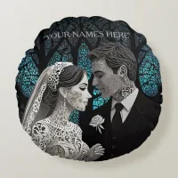 Wedding Gift  Round Pillow