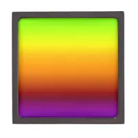 Spectrum of Horizontal Colors -3 Keepsake Box