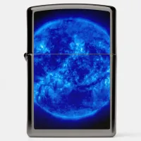 Mysterious Blue Sun Zippo Lighter