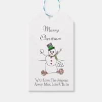 Add Your Child's Artwork to this Christmas Gift Tags