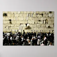 The Western Wall in Jerusalem Poster