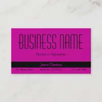 Red Violet Business Card