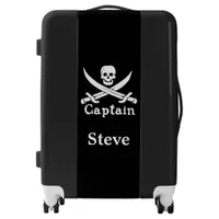 Personalized Pirate Captain  Luggage