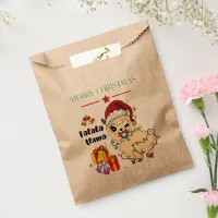 Christmas Llama Favor Bags