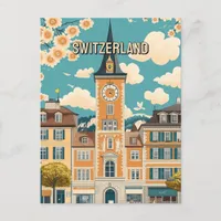 Switzerland Travel Postcard