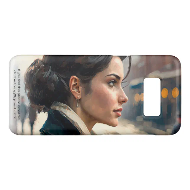 Italian Woman in Naples Portrait Oil Painting Case-Mate Samsung Galaxy S8 Case