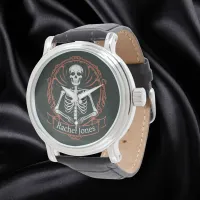 Goth watch Skeleton name gothic Victorian