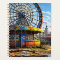 Abandoned Carnival Ferris Wheel Ai art Planner