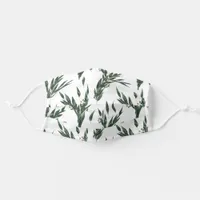 Cool Eucalyptus Pattern Adult Cloth Face Mask