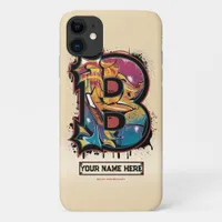 Rep Your Name: Customizable Graffiti Letter "B" iPhone 11 Case