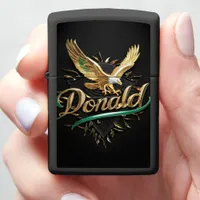 Golden Eagle Soaring Over Donald Zippo Lighter