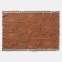 Southwest Canyons Petroglyphs Throw Blanket