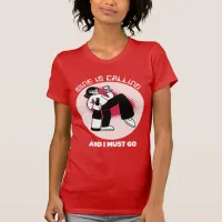 Wine is Calling and I Must Go | Drinking Humor T-Shirt