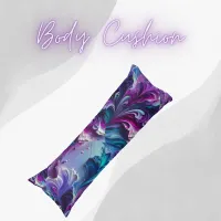 Beautiful Turquoise & Pink Abstract Pattern | Body Pillow