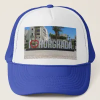 I love Hurghada Egypt Vacation Souvenir Photo Trucker Hat