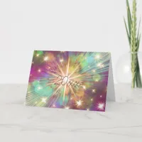 Personalized Happy New Year Fireworks Card