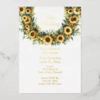 Country Sunflower Wedding