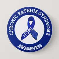 Chronic Fatigue Syndrome Awareness Ribbon Button