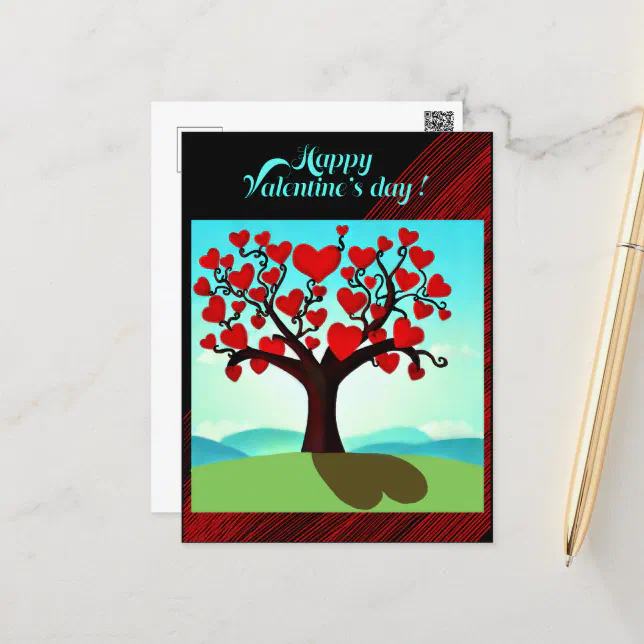 Love Tree - Valentine's Day Postcard
