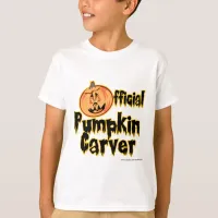 Official Pumpkin Carver Halloween T-Shirt