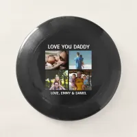 Personalized Love You Daddy Photo  Wham-O Frisbee