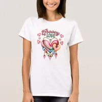 Groovy Love Hearts T-Shirt