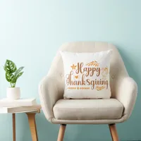 Happy Thanksgiving Throw Pillow