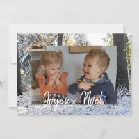 Christmas Photo Card Joyeux Noël