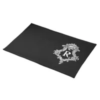 R Monogram Initial Cloth Placemat