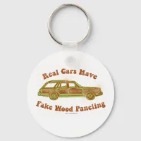 Fake Wood Paneling Keychain