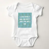 I love myself baby bodusuit baby bodysuit