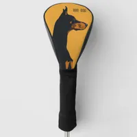 Doberman Pinscher Dog Golf Head Cover