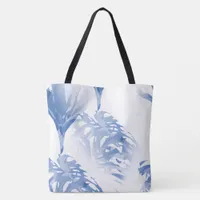 Abstract Floral Art Grocery Shopping Beach Tote Bag